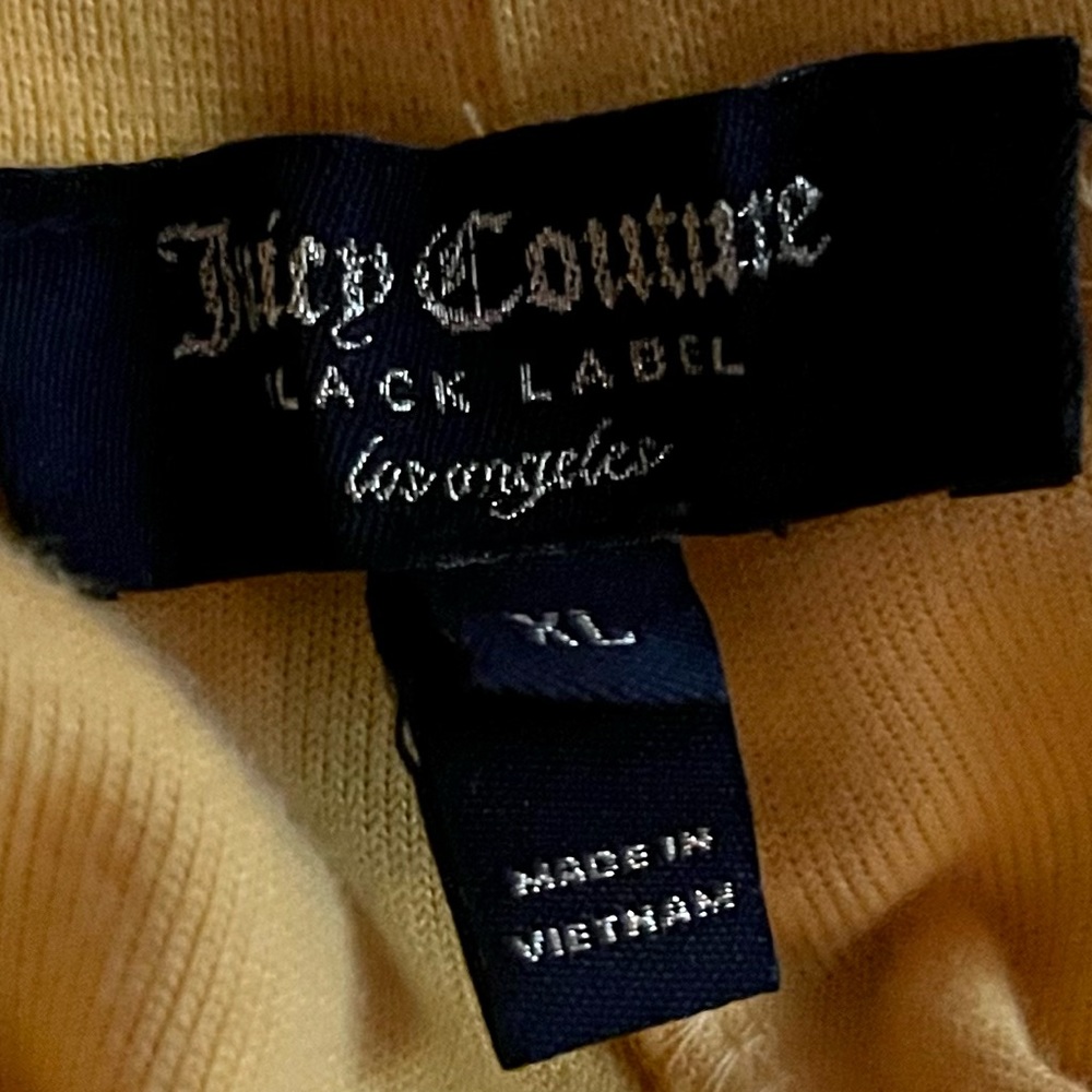 Juicy Couture Yellow Track Pants - Picture 4 of 6